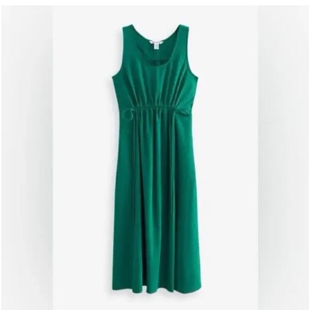 Athleta Echo Midi Dress NWOT Green Medium